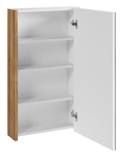 Зеркальный шкаф Misty Ива 45см правый дуб Вотан